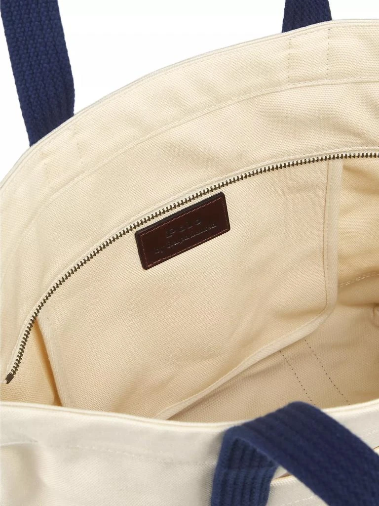 Ralph Lauren Medium Canvas Polo Bear Tote Bag 4