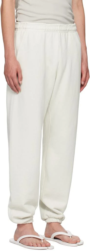 Entire Studios Off-White Straight-Leg Sweatpants 2