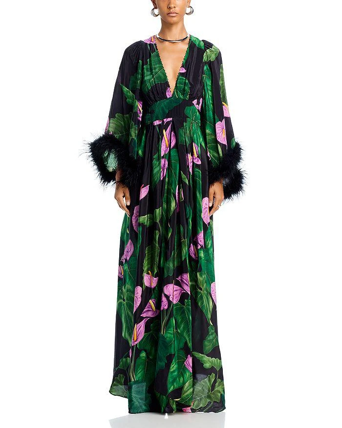 Farm Rio Anthurium Caftan 7