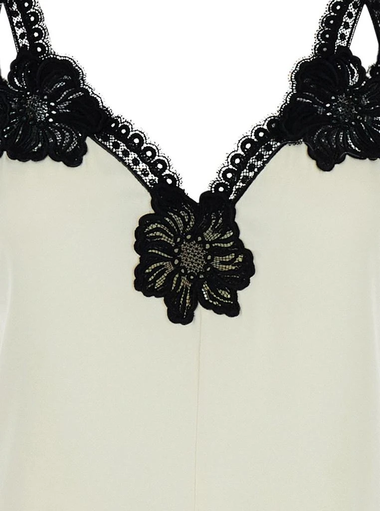 Jil Sander Jil Sander Lace Flower Detailed Midi Dress 3