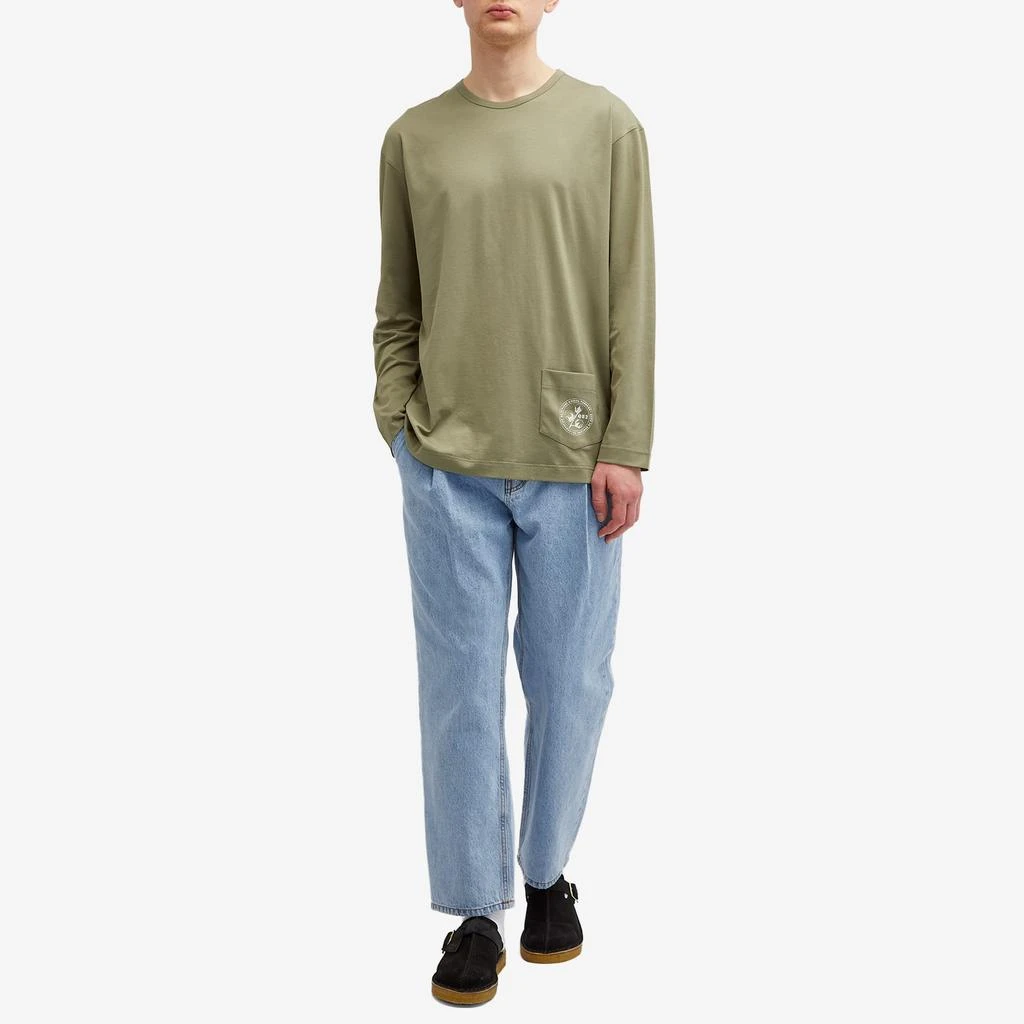 Sunspel Sunspel x Nigel Cabourn Long Sleeve Pocket T-Shirt 4