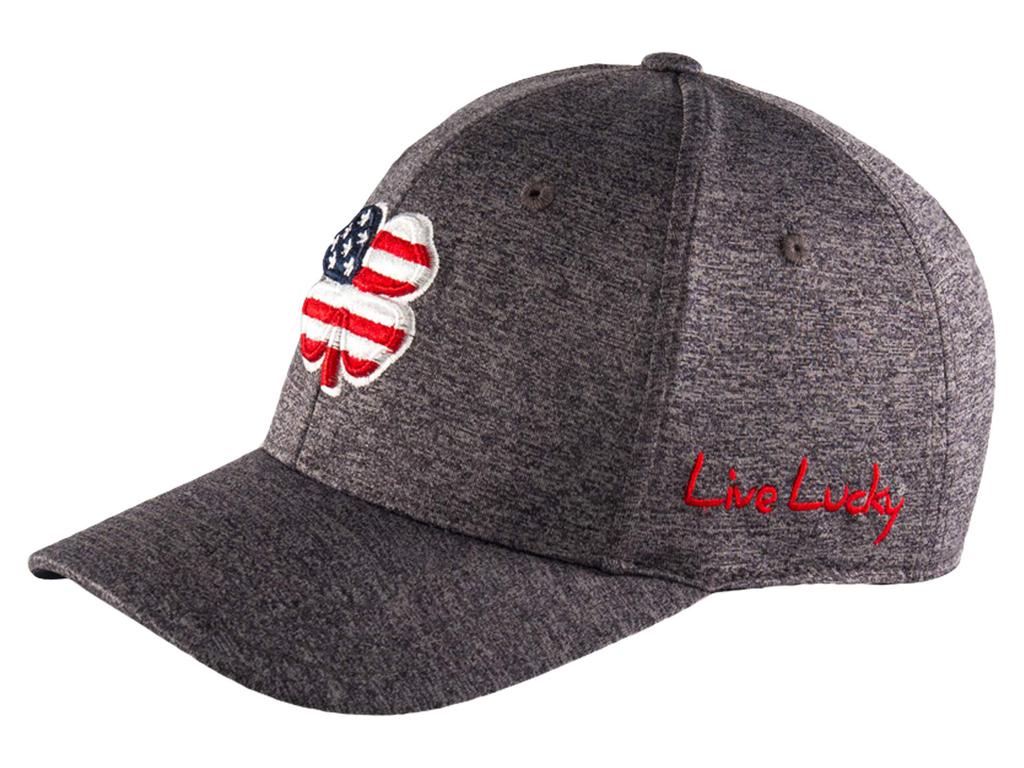 Black Clover USA Flag Heather Hat