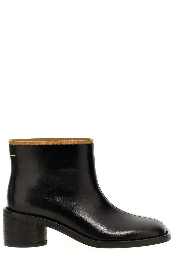MM6 MM6 Maison Margiela Square Toe Ankle Boots 1
