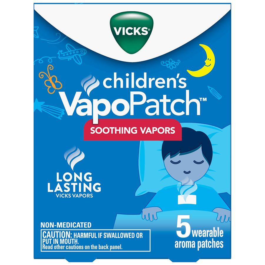 Vicks Children's Wearable Mess-Free Aroma Patch, Soothing & Comforting Non-Medicated Eucalyptus and essential oils
