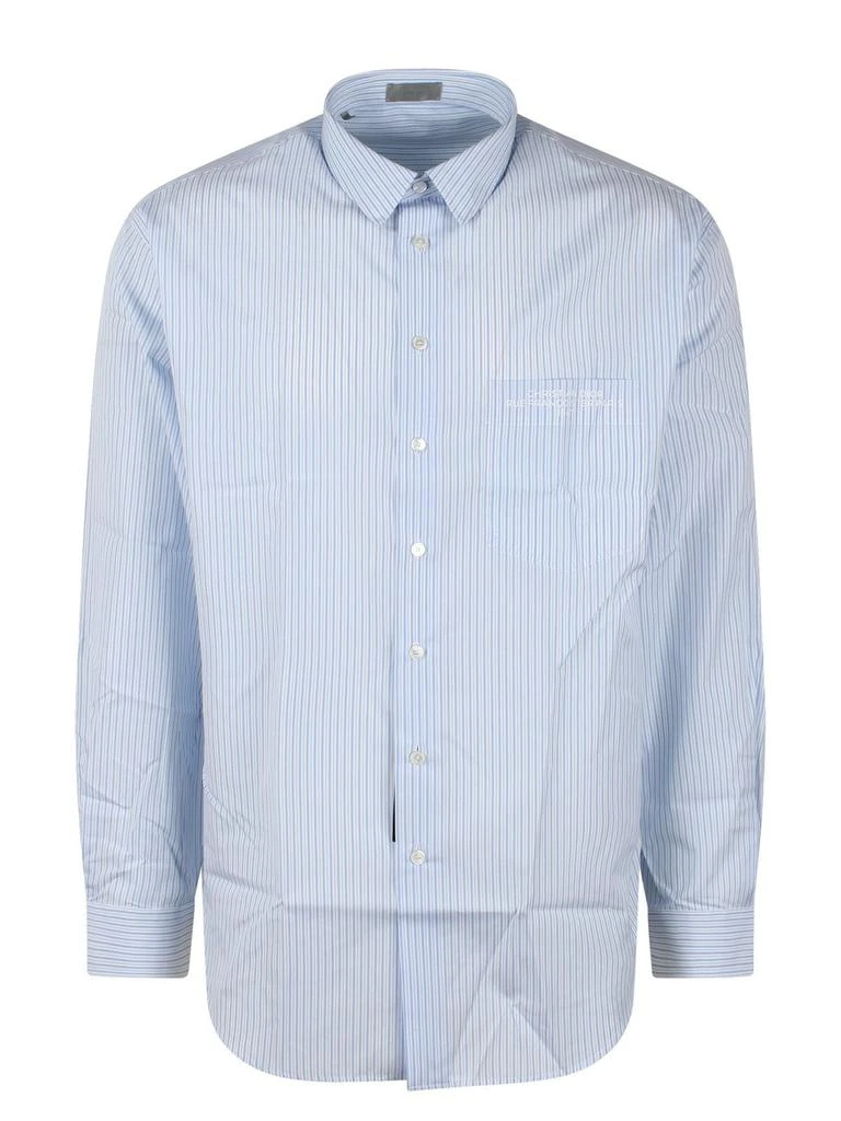 Dior Dior Homme Striped Collared Long-Sleeved Shirt 1