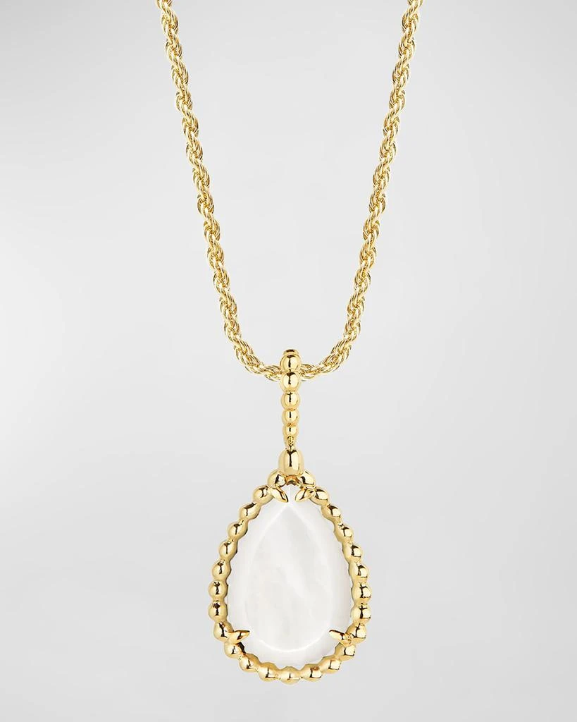 Boucheron Serpent Boheme 18K Yellow Gold Mother-of-Pearl Medium Pendant Necklace