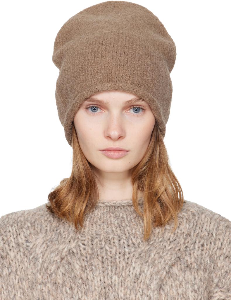 【SALE】laurenmanoogian⭐︎BEANIE LAUREN MANOOGIAN Taupe Crown Beanie - Hats - Compare Prices from 2