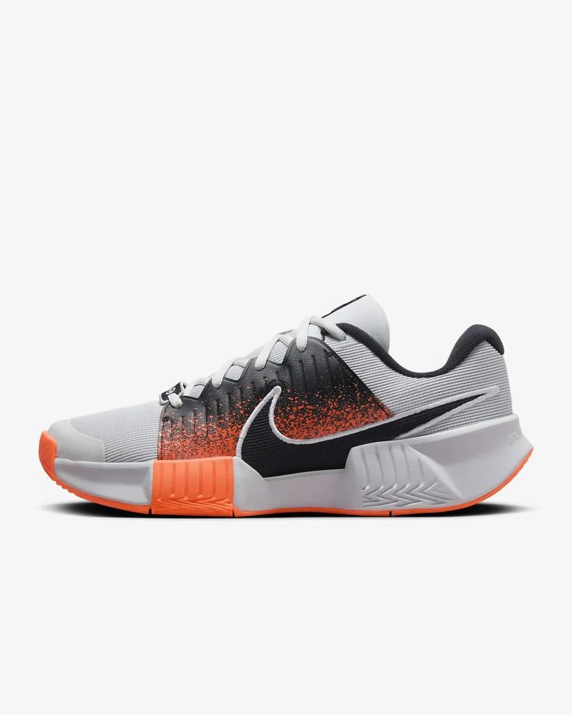 NIKE Men's Gp Challenge Pro Premium Hard Court Tennis Shoes In Pure Platinum / Black 2