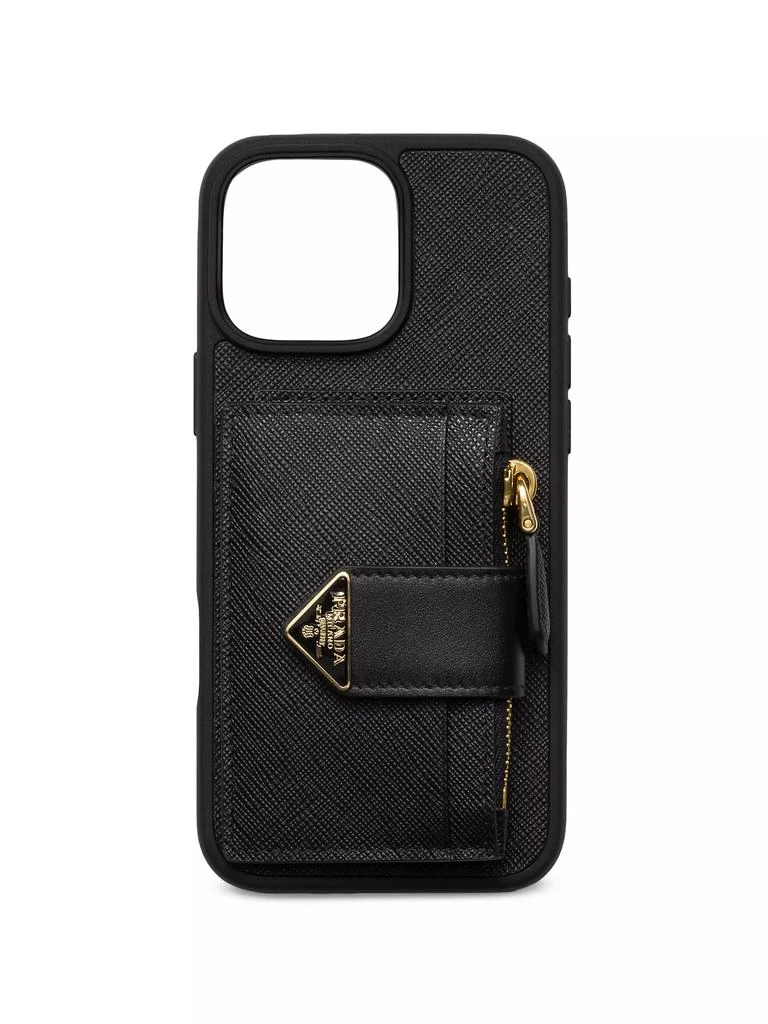 Prada Saffiano Leather Case for iPhone 16 Pro Max 1