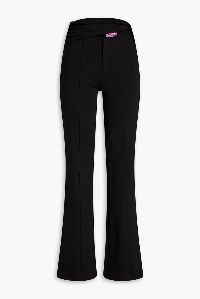 GAUGE81 Afega cutout twisted jersey bootcut pants