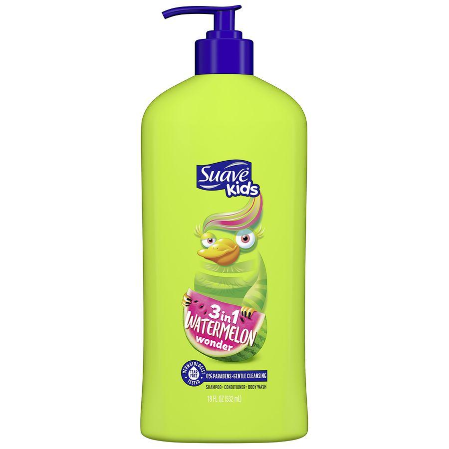 Suave 3in1 Shampoo Conditioner Body Wash Watermelon Wonder