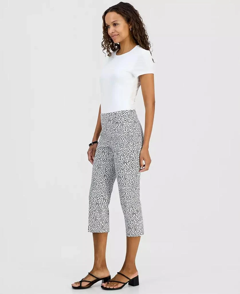 JM Collection Petite Simple Marks Printed Rivet Capri Pants, Macy
s Exclusive 4