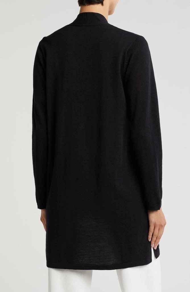 Eileen Fisher Longline Wool Cardigan 2