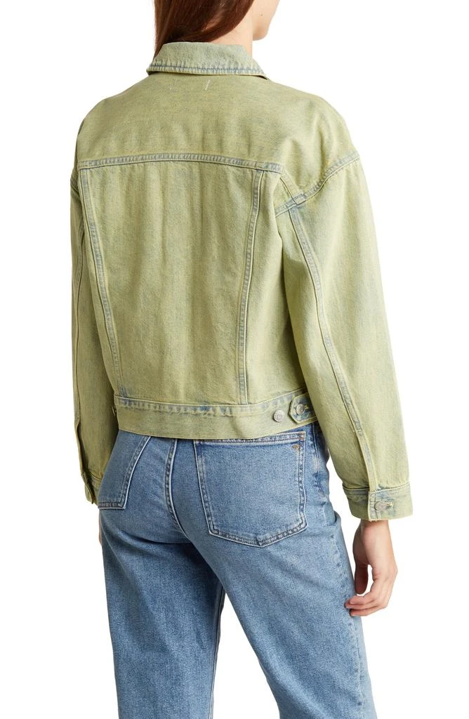 Madewell Oversize Crop Denim Trucker Jacket 2