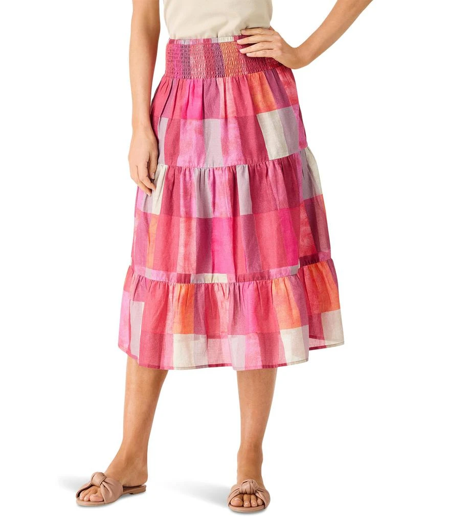 NIC+ZOE Sunset Plaid Skirt 1