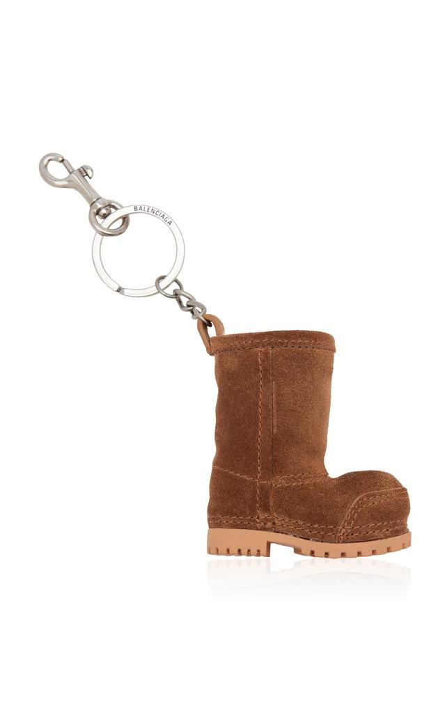 Balenciaga Balenciaga Mini Alaska Boot Suede Keyring - Moda Operandi