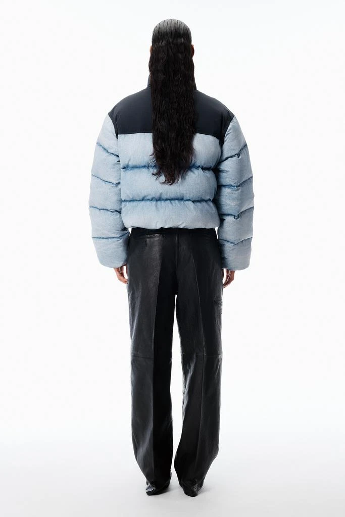 Alexander Wang Trompe-L’Oeil Denim Puffer Jacket 4