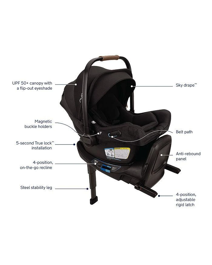 Nuna PIPA™ AIRE RX Infant Car Seat 4
