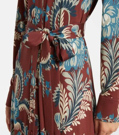 ETRO Floral asymmetric shirt dress 5
