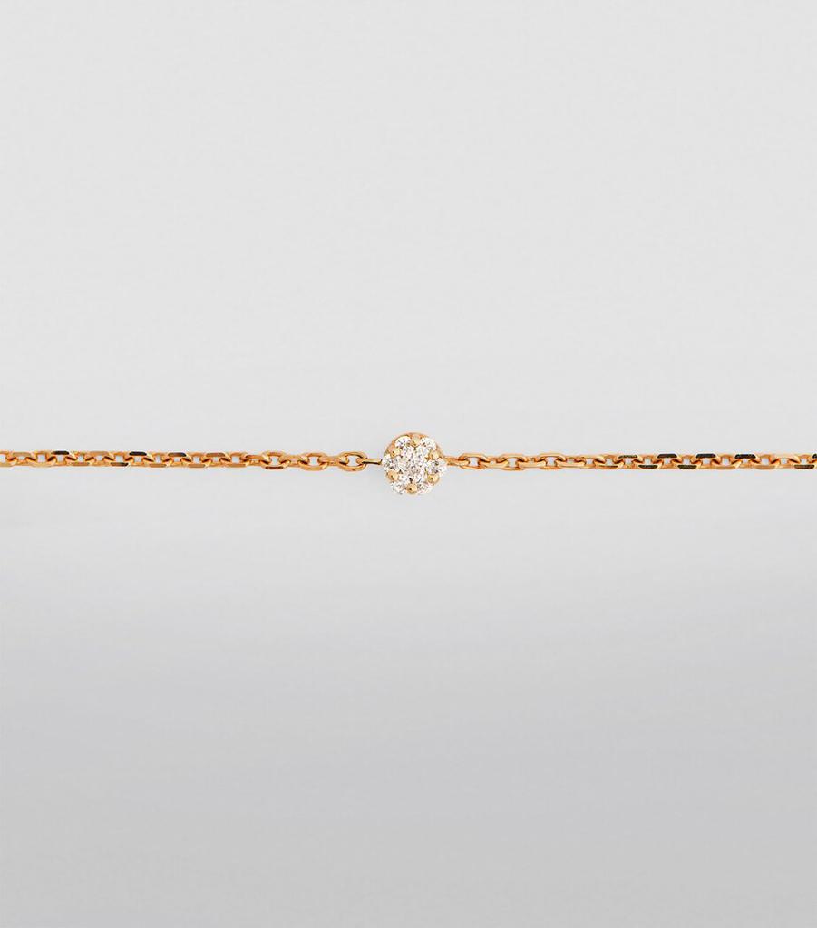 Redline Yellow Gold and Diamond Illusion Bracelet