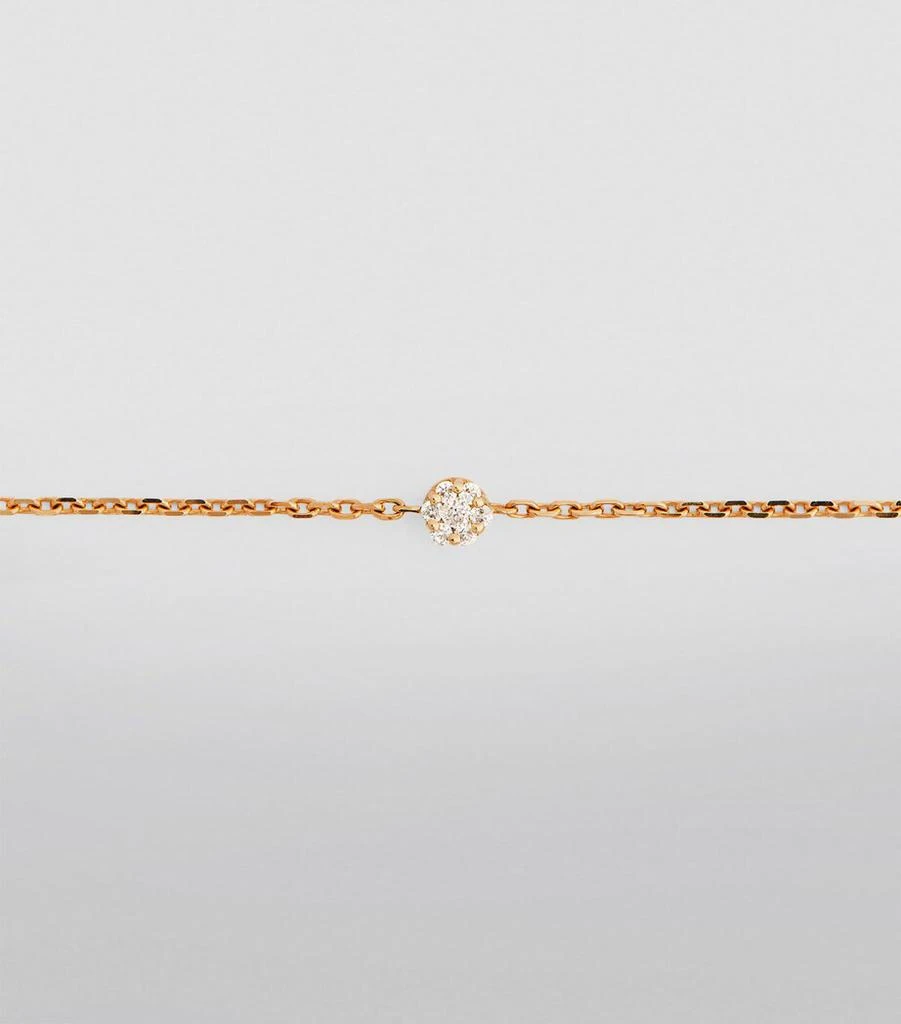 Redline Yellow Gold and Diamond Illusion Bracelet 2