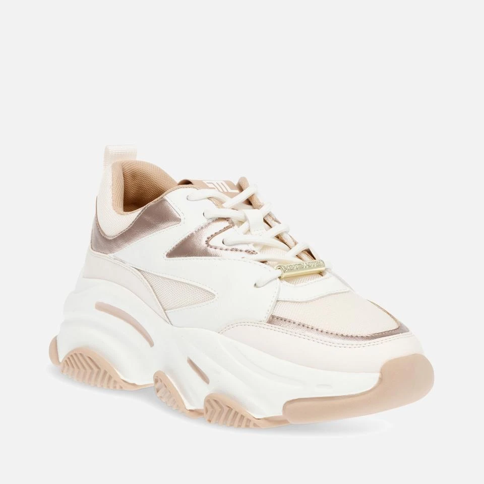 Steve Madden STEVE MADDEN WOMEN'S PROGRESSIVE FAUX LEATHER TRAINERS 2