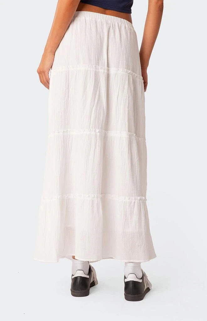 Edikted Charlotte Tiered Maxi Skirt 4