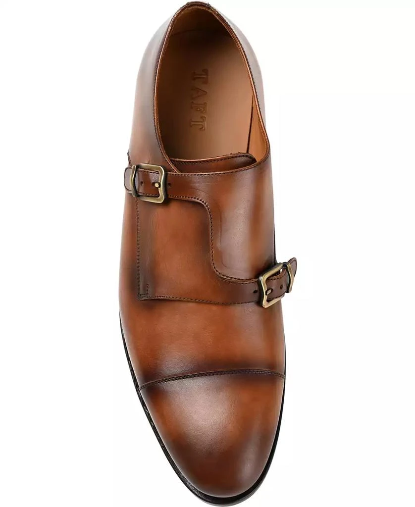 Taft Men's Prince Genuine Leather Double Monk Strap Dress Shoes 4