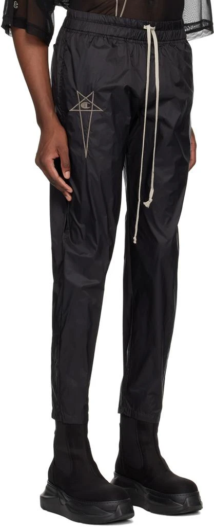 Rick Owens Black Champion Edition Sweatpants 2