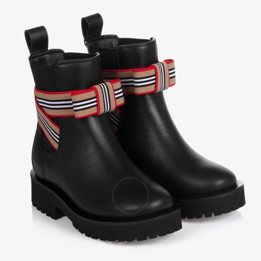 Burberry Kids K1-Jayden Vintage Check-Printed Chelsea Boots