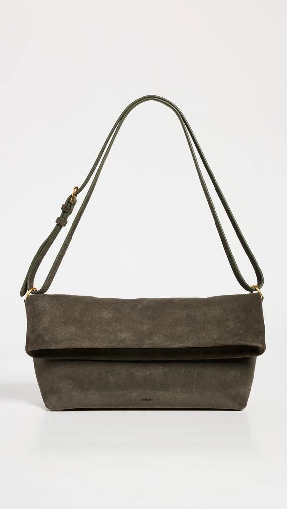 SIMKHAI Pheonix Suede Fold Over Tote 1