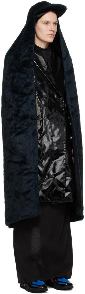 RAF SIMONS Navy Cape Cap 2