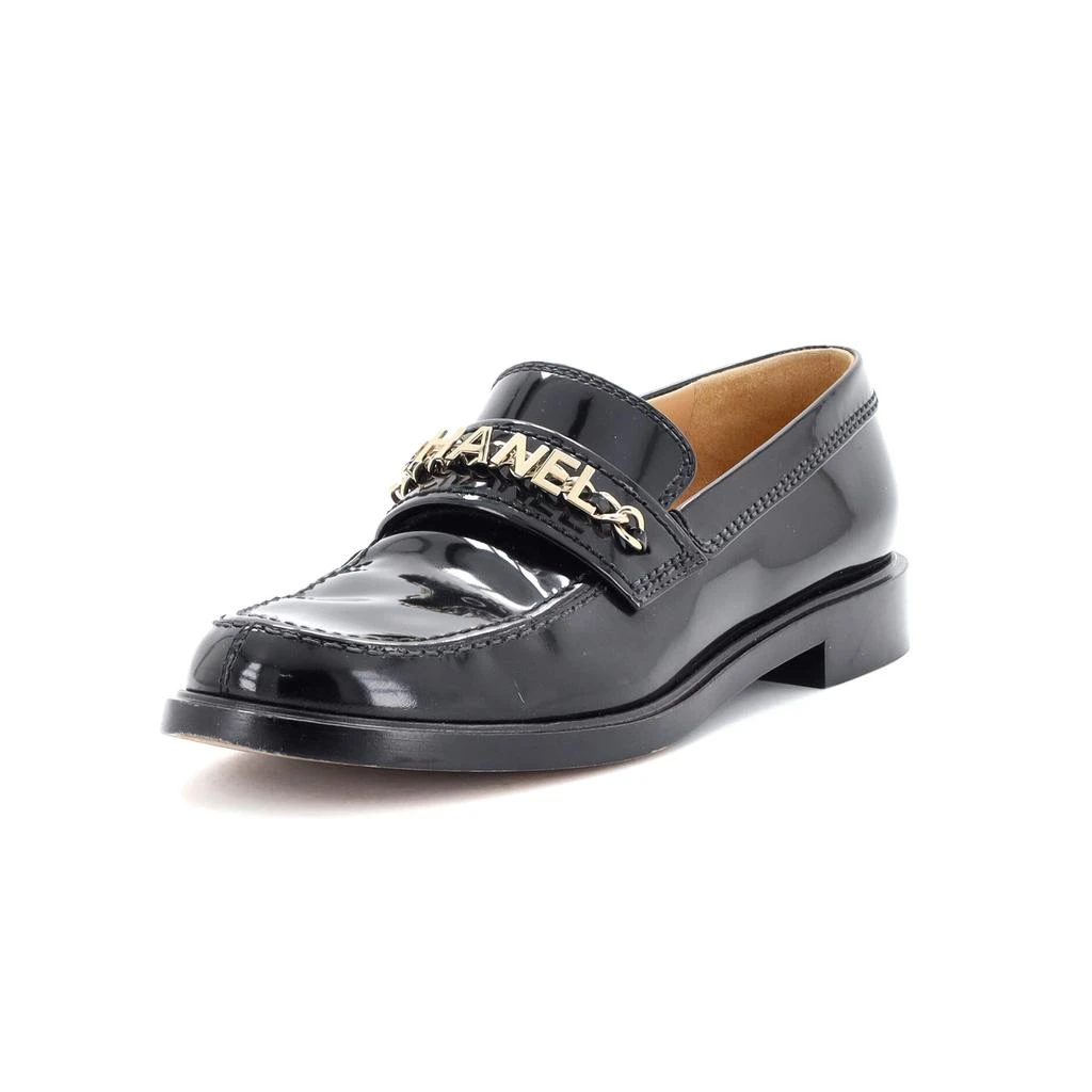 Chanel Women's Logo Loafers Patent 1
