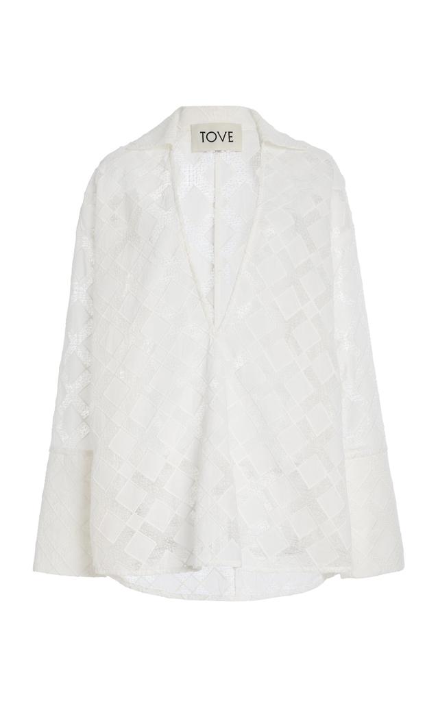 Tove Tove - Luisa Cotton Top - White - FR 40 - Moda Operandi