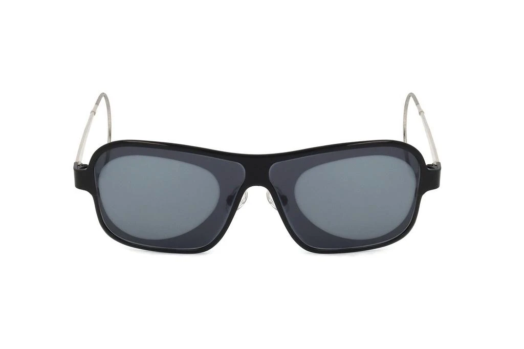 Linda Farrow Linda Farrow X Raf Simons Oval Frame Sunglasses 1