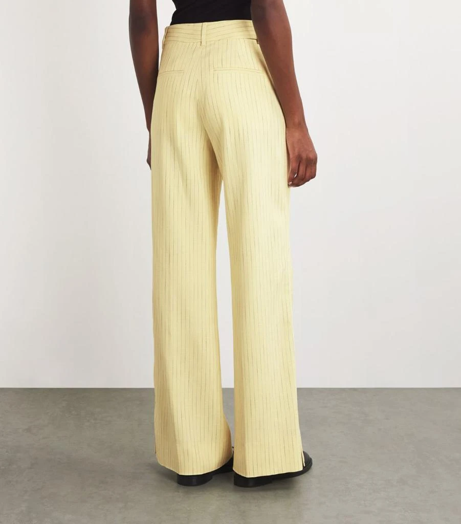 ME+EM Pinstripe Wide-Leg Trousers 4