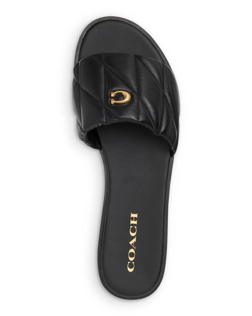 Coach Women
s Holly Quilted Slide Sandals 3