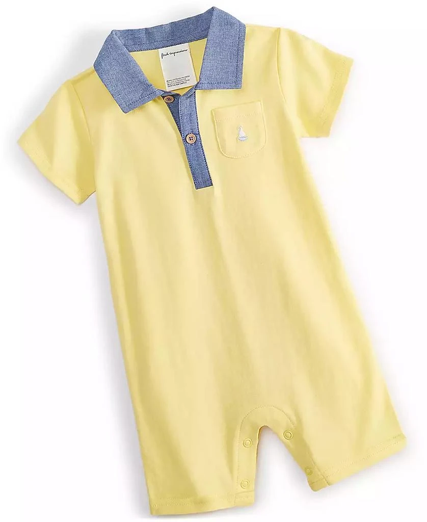 First Impressions Baby Boys Embroidered Boat Sunsuit, Exclusively at Macy's 2