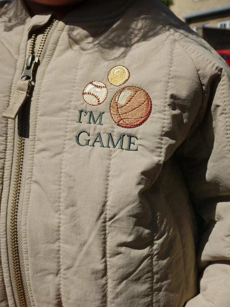 Konges Slojd Konges Sløjd Boys Juno Bomber Jacket in Beige 4