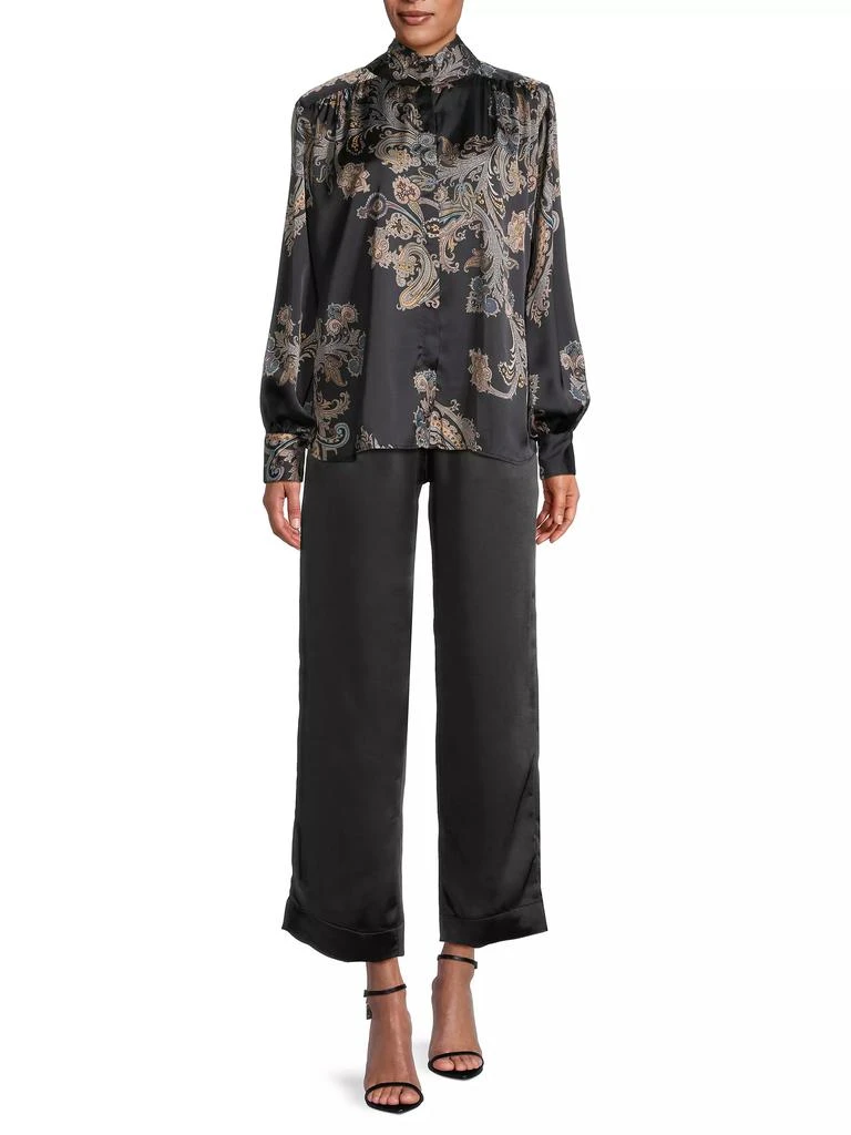 Karmamia Noelle Printed Satin Blouse 2