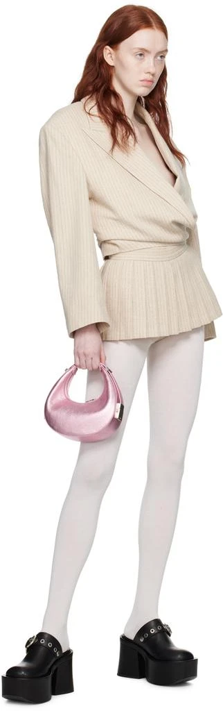 pushBUTTON Beige Stripe Blazer 4