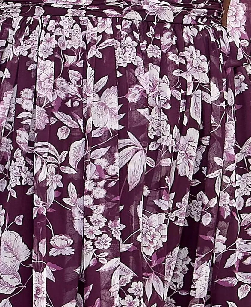 Alex & Sophia Juniors' Printed Sweetheart Fit & Flare Dress 4