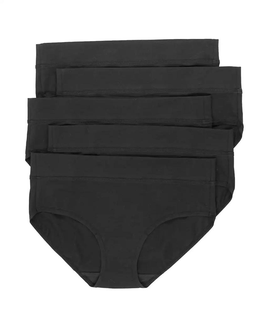 Felina Women's 5-Pack Pima Cotton Hipster Panty