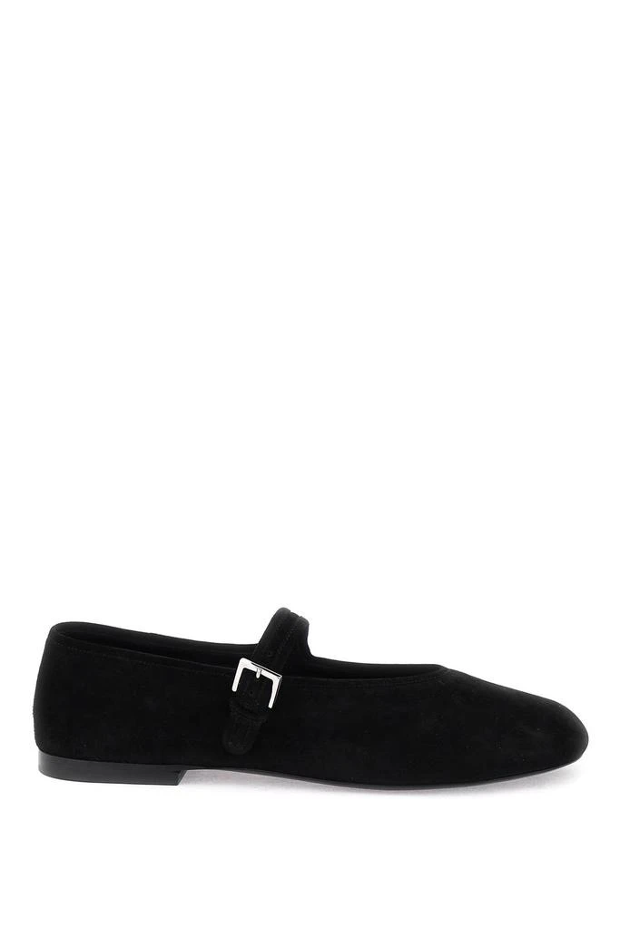 The Row suede boheme mj ballet flats 1