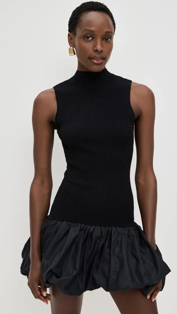 ROTATE Birger Christensen Knit Racer Cut Dress 1