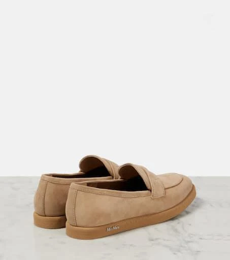 Max Mara Softmoc suede loafers 2