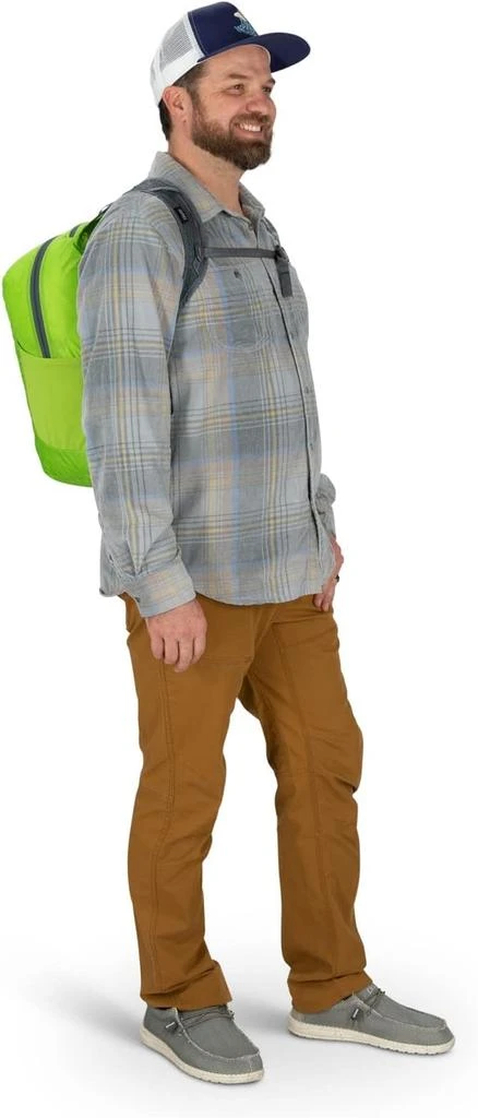 Osprey Osprey Ultralight Collapsible Stuff Pack - Lightweight, Packable Travel Backpack — Extra Bag For Travel and Every Day — 18 L Capacity Daypack to Expand Luggage, Black 6