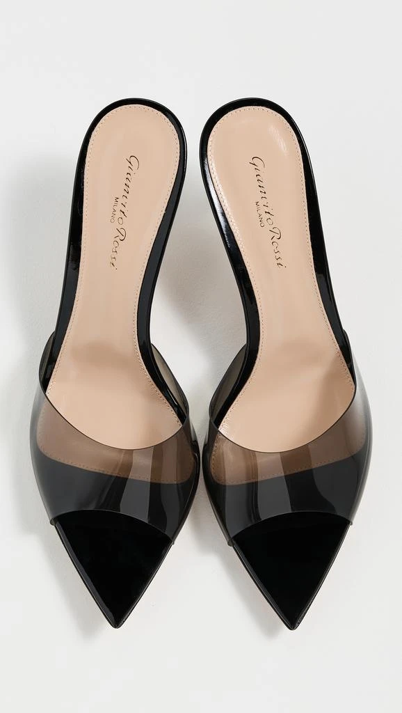 Gianvito Rossi Elle 55 Glass + Vernice Sandals 4