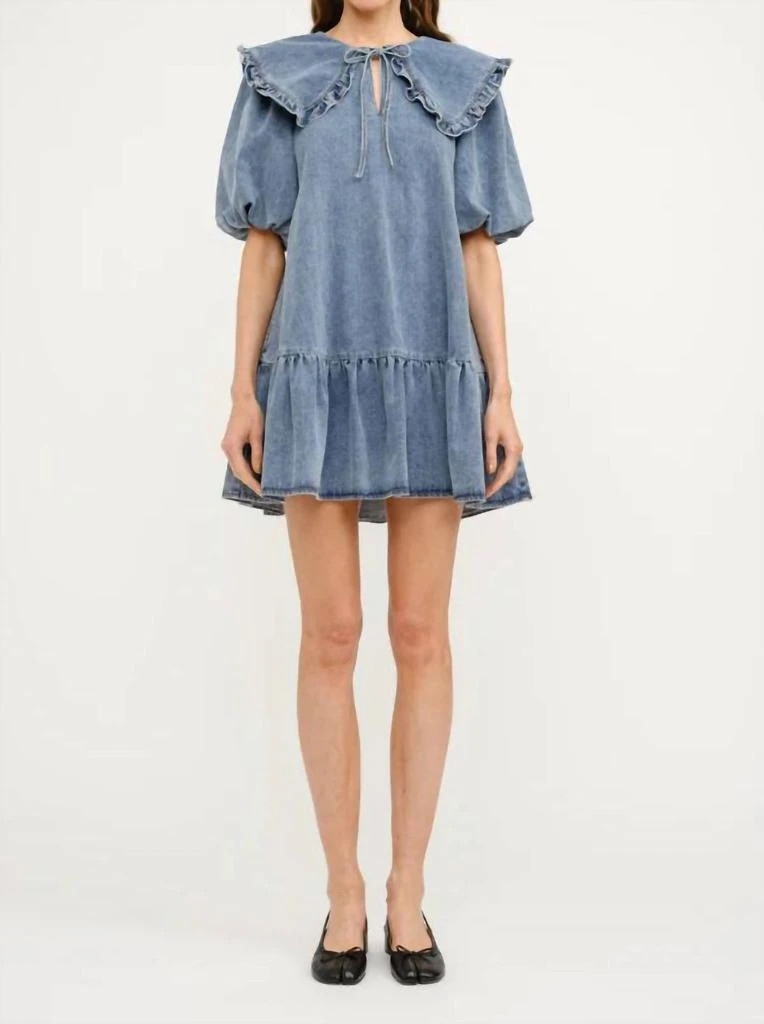 Mint Girls Mint Girls - Cecilie Puff Sleeve Mini Dress 1