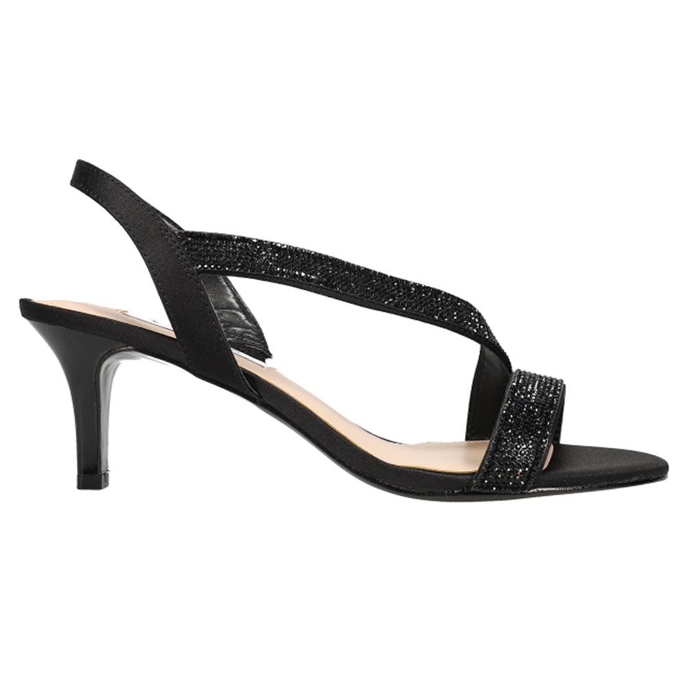 Nina Nieves Rhinestone Slingback Sandals